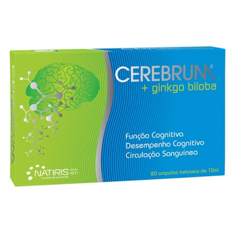 Cerebrum + Ginkgo Biloba 20 ampolas
