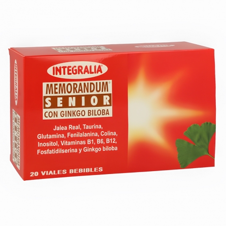 Memorandum Senior c/ Ginkgo Biloba 20 ampolas