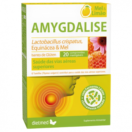 Amygdalise 20comp. mastigáveis