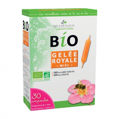 Geleia Real de Mel Bio 30 ampolas