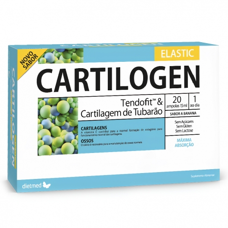 Cartilogen Elastic 20 ampolas