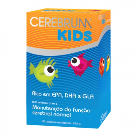 Cerebrum Kids 80 cápsulas mastigáveis