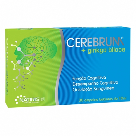 CEREBRUM + Ginkgo Biloba 30 ampolas