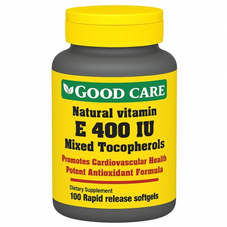 Natural Vitamin E 400IU Mixed Tocopherols 100softgels
