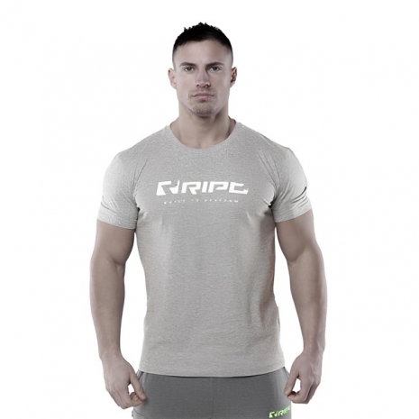 Ript Logo T-Shirt Grey