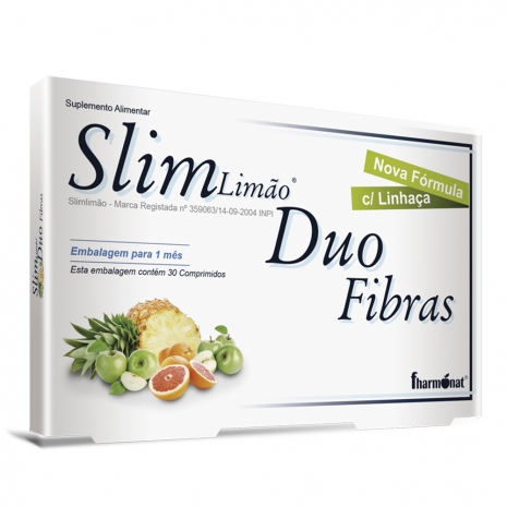 SlimLimão Duo Fibras 30comp