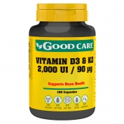 Vitamin D3 & K2 2000 UI / 90µg 120caps